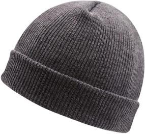 img 4 attached to 🧢 YOVONA Beanie Winter Double Layered Boys' Accessories: Stylish Hats & Caps for Cold Weather