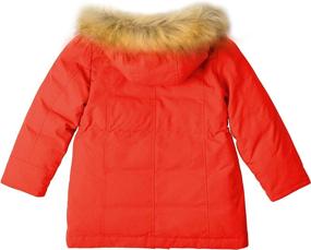 img 2 attached to 🧥 Orolay Kids Down Coats - Quilted Hooded Coat for Girls & Warm Jackets for Boys