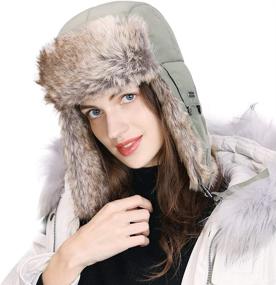 img 3 attached to 🎩 Men's Winter Hunting Ushanka Bomber Hat by Comhats