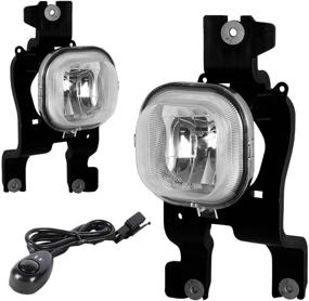 img 4 attached to 🔦 DNA Motoring FL-T031-CH Fog Light with Switch for 2008-2010 Ford F250/F350/F450/F550 Super Duty