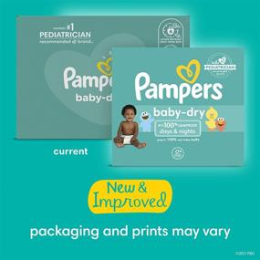 img 3 attached to 👶 Pampers Baby Dry Diapers Size 3 - 144 Count Giant Pack: Shop Now!