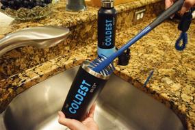 img 1 attached to The Coldest Water Bottle Brush: Ultimate Cleaning Solution for Stainless Steel Bottles - 3-in-1 Tools for Easy and Safe Scrubbing