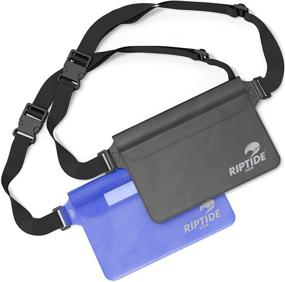 img 4 attached to 2-Pack Waterproof Fanny Pack Pouch for Men & Women - Dry Bag with Adjustable Waist Strap, Water Resistant - Ideal for Water Sports, Boating, Snorkeling, Swimming - Protect Your Valuables