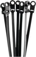 🔒 secure your cables with install bay bmct11 black mount cable tie 11-inch, 50-pound (100-pack) logo