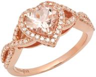 dazzlingrock collection morganite diamond engagement logo