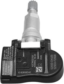 img 1 attached to 🔧 HENGCOOL 52933-D4100 52933-F2000 Система мониторинга давления в шинах TPMS (4 шт.) Сенсоры 433МГц для Hyundai Elantra, Genesis G90, Santa Fe, Ioniq, Kona, Kia Sorento, Optima, Sportage, Niro, Soul.