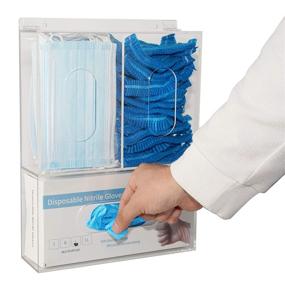 img 1 attached to Aphbrada Acrylic Disposable Dispenser Organizer: Enhanced SEO-friendly Product Name