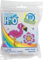 🦩 perler beads flamingo and flower h2o fuse beads kit: dive into creative fun with 179pcs! logo