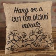 cotton pickin minute burlap decorative logo