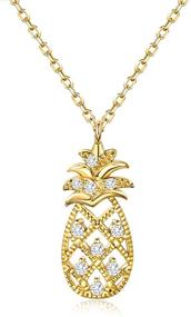 img 4 attached to Annis Munn Pineapple Gold Plated Adjustable