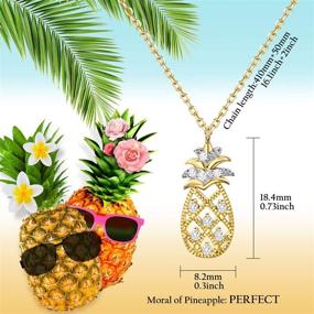 img 2 attached to Annis Munn Pineapple Gold Plated Adjustable