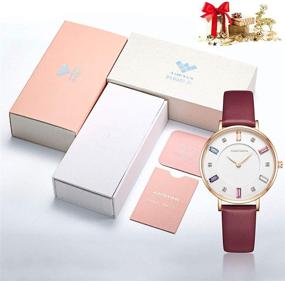 img 3 attached to ⌚ AMOVAN Women's Watch: Stylish Dial with Sparkling Austrian Crystals and Durable Stainless Steel Strap - A Perfect Timepiece for Elegant Ladies