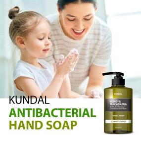 img 3 attached to 🧼 Kundal Natural Liquid Hand Soap, White Musk Scent, 8.72 fl.oz/258ml (Pack of 2) - Cruelty Free, Infused with Aloe Vera & Green Tea, Convenient Pump Dispenser