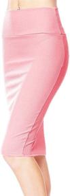 img 2 attached to Urban CoCo Womens Stretch Bodycon Women's Clothing