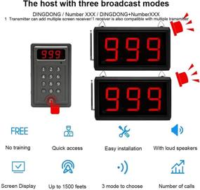 img 3 attached to Efficient Wireless Calling and Queue Management System with Loud Speakers, 2 3-Digit Displays, Voice Calling, and Hospital Capabilities