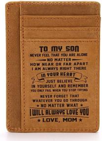 img 1 attached to 👨 FAYERXL Men's Minimalist Wallets - Daughter Wallets | Premium Men's Accessories and Organizers for Cards, Cash & Money