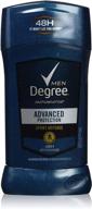 🏃 degree men sport defense antiperspirant deodorant, motionsense, 2.7 oz (pack of 4) logo