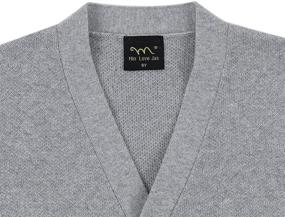 img 2 attached to 🧥 Cozy Sleeve Pocket Cardigan: The Ultimate Comfort Boys' Clothing