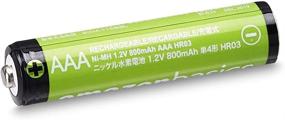 img 2 attached to 🔋 Amazon Basics Батарейки аккумуляторные AAA 12 шт., 800mAh, производительность, Предварительно заряженные, Могут быть перезаряжены до 1000 раз