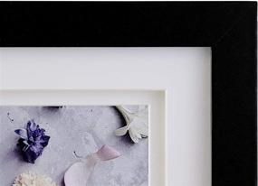 img 1 attached to 🖼️ Kiera Grace KG Morgan Double Mat 9x9 Inch Black Picture Frame PH00670-7INT