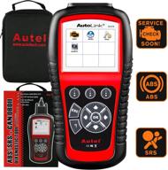 автосканер autel autolink al619 obd2: расширенный сканер abs, srs для подушек безопасности и функция отключения предупреждающего светового сигнала abs/подушек безопасности - готовый к тестированию | улучшенная версия al519 и ml519 логотип