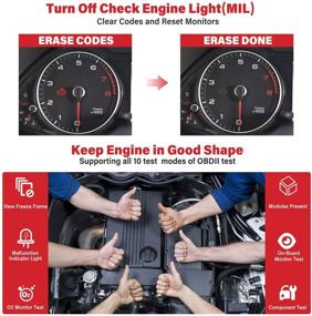 img 2 attached to Autel AutoLink AL619 OBD2 Scanner: Advanced ABS, SRS Airbag Scan Tool & ABS/Airbag Warning Light Turn-Off - Ready Test | Enhanced Version of AL519 & ML519