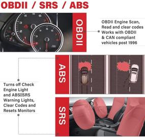 img 3 attached to Autel AutoLink AL619 OBD2 Scanner: Advanced ABS, SRS Airbag Scan Tool & ABS/Airbag Warning Light Turn-Off - Ready Test | Enhanced Version of AL519 & ML519