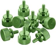 cablemod anodized aluminum thumbscrews (green логотип