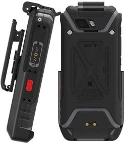 img 4 attached to BELTRON Sonim XP5S Belt Clip Holster - Heavy Duty Rotating Holster for Sonim XP5S XP5800 (AT&T FirstNet Sprint) - Secure Fit & Quick Release Latch - Durable, Reliable & Lightweight - NOT Compatible with XP5