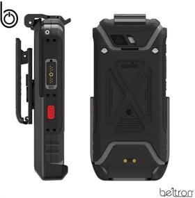 img 2 attached to BELTRON Sonim XP5S Belt Clip Holster - Heavy Duty Rotating Holster for Sonim XP5S XP5800 (AT&T FirstNet Sprint) - Secure Fit & Quick Release Latch - Durable, Reliable & Lightweight - NOT Compatible with XP5