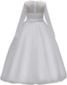 img 3 attached to 👗 DOCHEER Wedding Bridesmaid Dresses for Girls - Ideal Attire for Special Occasions