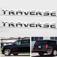 traverse nameplate letters replacement 20896270 exterior accessories logo