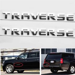 img 4 attached to Traverse Nameplate Letters Replacement 20896270 Exterior Accessories