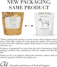 img 3 attached to Norcal Organic Grass Fed Whey Protein Powder: Naturally Derived and Unflavored