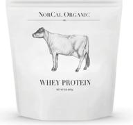 norcal organic grass fed whey protein powder: naturally derived and unflavored logo