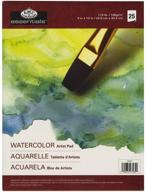 royal langnickel watercolor essentials paper pad, 9x12 - 25 sheets logo