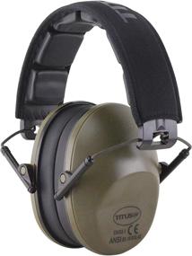 img 3 attached to TITUS Earmuff Glasses Combo Low Profile Occupational Health & Safety Products for Personal Protective Equipment