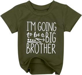 img 4 attached to Brother T Shirt Sleeve Sibling Tag110: Stylish Boys' Clothing for Every Occasion