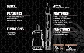 img 2 attached to Southwire 10037K Electrical Test Kit: Multimeter, 🔌 Voltage Detector, Outlet Tester, Test Leads & Batteries Included