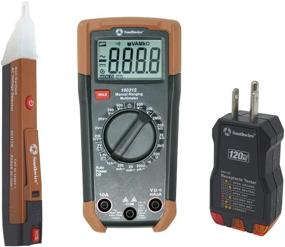 img 4 attached to Southwire 10037K Electrical Test Kit: Multimeter, 🔌 Voltage Detector, Outlet Tester, Test Leads & Batteries Included