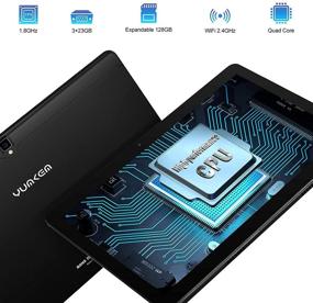 img 1 attached to 📱 YUMKEM 10.1 inch Wi-Fi Tablet, Android 11, 1.8GHz Processor, 3GB RAM, 32GB Storage, HD IPS Display (1280x800), 5000mAh Battery, Dual Camera, OTG/USB Type-C, Black