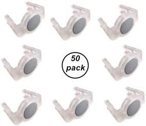 img 1 attached to Aniai Strong Magiclip - Clear Magnetic C9 Sockets Light Clips for Outdoor Holiday Lighting, Pack of 50