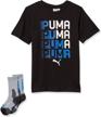 puma t shirt heather extra large boys' clothing for tops, tees & shirts logo
