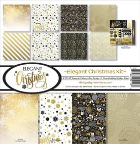 img 1 attached to 🎄 Elegant Christmas Scrapbook Collection Kit by Reminisce
