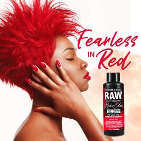 img 3 attached to Vibrant Neon Red Demi-Permanent Hair Color, Vegan, Ammonia-Free, Paraben-Free, PPD-Free, Long-lasting for over 45 washes, 4oz