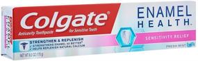 img 4 attached to Enhance Tooth Enamel and Relieve Sensitivity with Colgate Enamel Health Toothpaste, Fresh Mint Gel – 6.0 oz