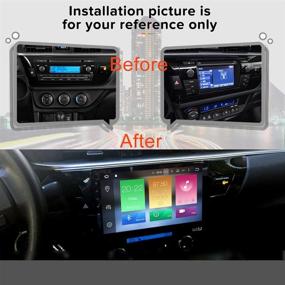 img 3 attached to 🚗 Преобразуйте свою Toyota Corolla: Android 10 автомагнитола SYGAV с восьмиядерным процессором, GPS-навигацией и сенсорным экраном.