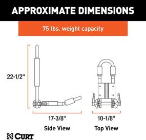 img 2 attached to CURT 18320 Adjustable Aluminum Universal