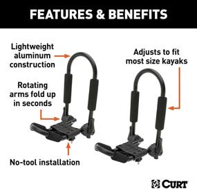 img 1 attached to CURT 18320 Adjustable Aluminum Universal