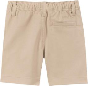 img 3 attached to 🩳 Nautica Little Uniform Pull Twill Boys' Shorts: Stylish & Comfortable Clothing